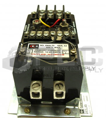 CUTLER-HAMMER D60LA5 RELAY W/ D60LT5 TRANSFORMER