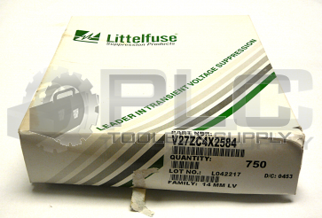 NEW BOX OF 750 LITTELFUSE V27ZC4X2584 RESISTORS