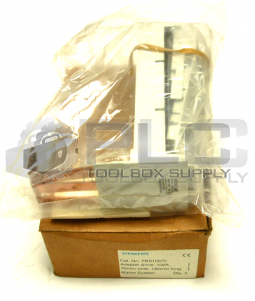 NEW SEALED SIEMENS FBS10070 ADAPTER SHOE 100 AMP, 70MM