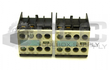 NEW LOT OF 2 SIEMENS 3RH1911-1FA11 AUXILIARY SWITCH