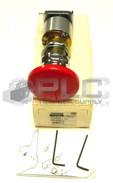 NEW SIEMENS 51PA2E2A 2 POS PUSH-PULL OPERATOR MAINTAINED 2-21/2 IN HEAD RED