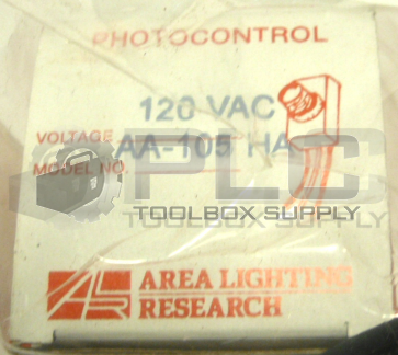 NEW SEALED AREA LIGHTING RESEARCH AA-105HA PHOTOCONTROL FOR OUTDOOR LIGHTING