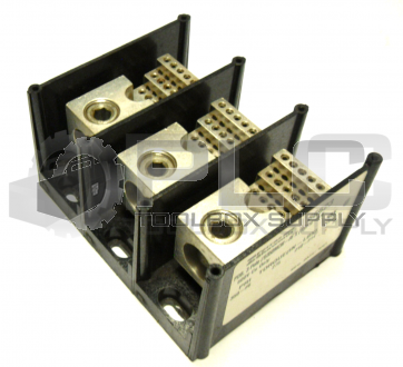 FERRAZ SHAWMUT 66623 POWER DISTRIBUTION BLOCK 3 POLE 600V