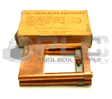 NEW BUSSMANN 2664 FUSE REDUCER 600-400AMP 250-600V