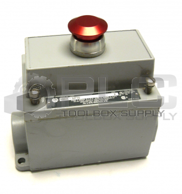 NEW ALLEN BRADLEY 800H-1HVX7M1 ENCLOSURE BASE W/ 800H-NP30 COVER 