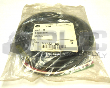 NEW SEALED ALLEN BRADLEY 280-MTR22-M3 /SER A MALE-90 3 METER LONG 