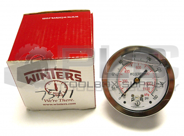 NEW WINTERS PFQ905 LIQUID FILLED GAUGE 
