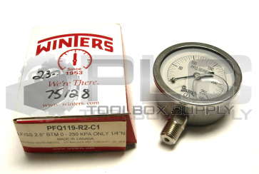 NEW WINTERS PFQ119-R2-C1 PRESSURE GAUGE 