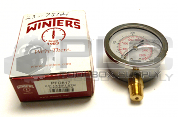 NEW WINTERS PFQ817 PRESSURE GAUGE 
