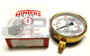 NEW WINTERS P1S239 PRESSURE GAUGE 