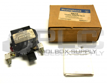 NEW WESTINGHOUSE AA21A THERMAL OVERLOAD RELAY CUTLER HAMMER