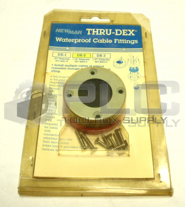 NEW SEALED NEWMAR THRU-DEX 007-4002-0 WATERPROOF CABLE FITTINGS 1.18" DIAMETER