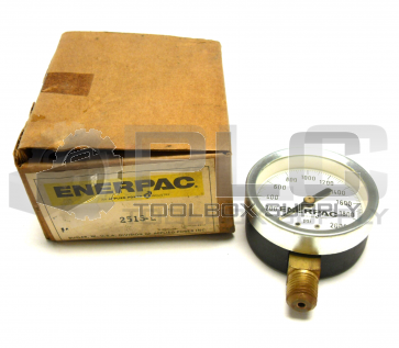NEW ENERPAC 2516-L PRESSURE GAUGE 