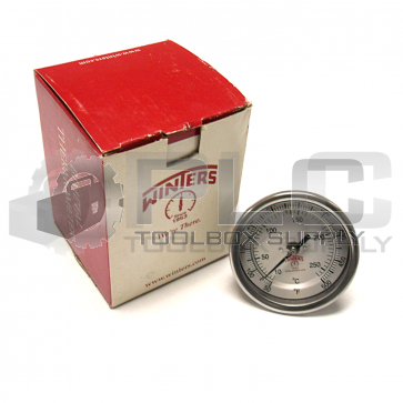 NEW WINTERS TBM30025 B11 AP3 THERMOMETER 3" DIAL 1/2"NPT 2.5" STEM 50-500 F/C
