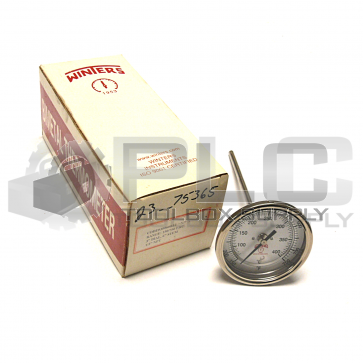 NEW WINTERS TBM30060 B12 AP3 THERMOMETER 3" DIAL 1/2"NPT 6" STEM 150-750 F/C