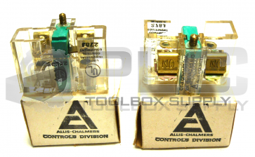 NEW LOT OF 2 ALLIS-CHALMERS 0T-A CONTACT BLOCK 25-120-276-001