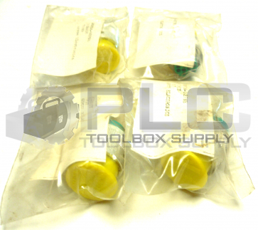 NEW LOT OF 4 BURNDY G6B14-92PNE STANDARD CIRCULAR CONNECTOR