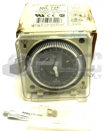 NEW GRASSLIN MIL72ESTUZ-120 24 HOUR TIME SWITCH 