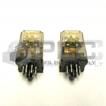 LOT OF 2 POTTER & BRUMFIELD KRPA-11DN-24 RELAY