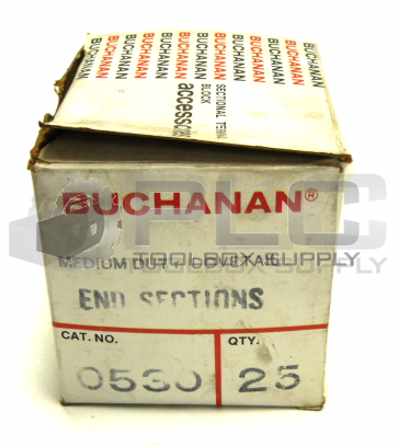 NEW BUCHANAN 0530 MEDIUM DUTY DOVETAIL END SECTIONS QTY 25