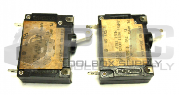 LOT OF 2 HEINEMANN JA1-A3-A CIRCUIT BREAKER 20AMP 250V 50-60HZ