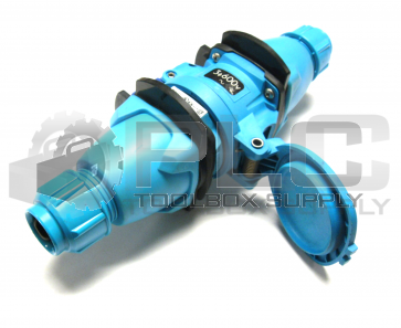 NEW MELTRIC 63-34143-843 RECEPTACLE W/ 63-38143 INLET/PLUG 30 A TYPE 4X
