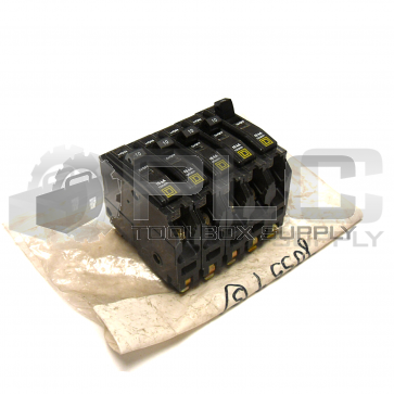 LOT OF 5 SQUARE D TIPO QO CIRCUIT BREAKER 10 KA 120/240V