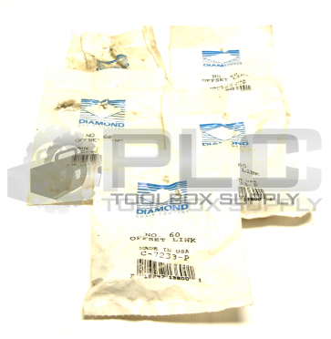 NEW SEALED LOT OF 5 DIAMOND C-7233-P OFFSET LINK
