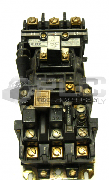 ALLEN BRADLEY 509-B0D /A STARTER W/ 592-B0W16 /A & 595-A /B 509-BOD