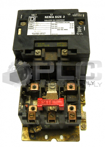 SQUARE D 8536SDG1 MOTOR STARTER  FORM S SER A