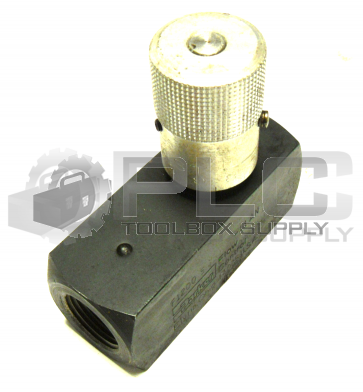 PARKER F1200 S-11 AN FLOW CONTROL 3000 PSI MAXIMUM 25 GPM