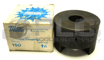 NEW MARTIN 150 JAW COUPLING BORE SIZE 1 1/4