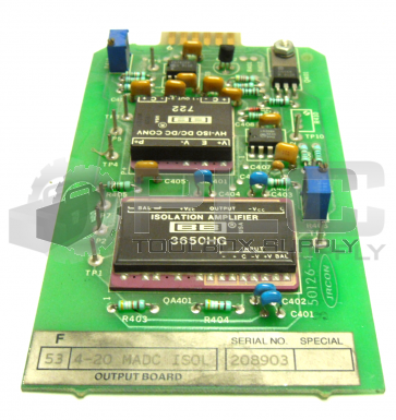 IRCON 50126-4 OUTPUT BOARD 53 4-20 MADC ISOL