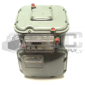 NEW AMERICAN METER AM-250 GAS METER  MAOP 5 PSI 