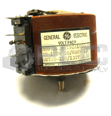GENERAL ELECTRIC 9T92A1005 TRANSFORMER WESCHLER