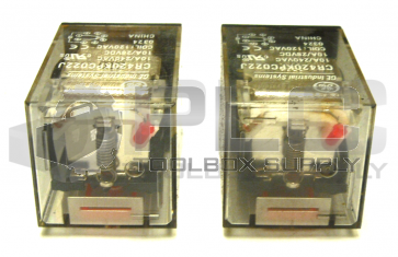 LOT OF 2 GE CR420KPC022J  RELAY COILS 120VAC