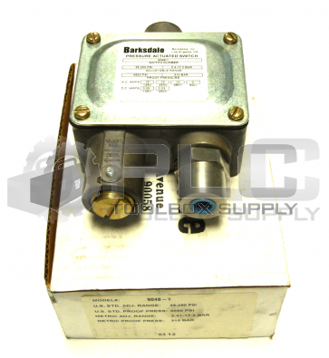 NEW BARKSDALE 9048-1 PRESSURE ACTUATED SWITCH