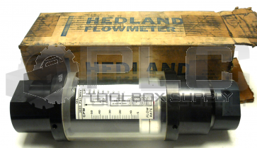 NEW HEDLAND 801-050 FLOWMETER 5-50 GPM/20-200 LPM 3000 PSI MAX 1 1/4"