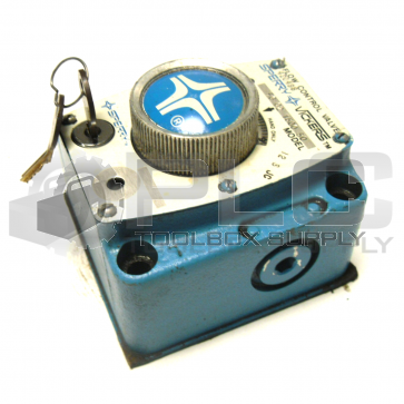 NEW VICKERS FG 02 1500 50 FLOW CONTROL VALVE WITH KEY