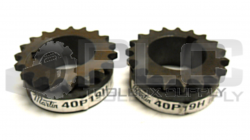NEW LOT OF 2 MARTIN 40P19H SPROCKET 