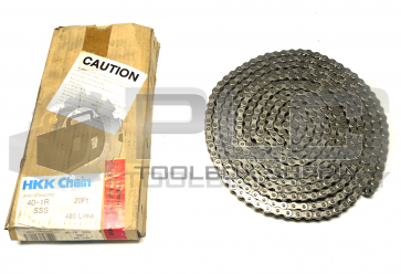 NEW IN BOX HKK CHAIN 40-R1 20FT 480 LINKS 