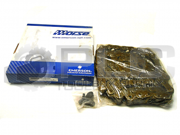 NEW MORSE 127741 SINGLE STRAND ROLLER CHAIN 120R 10FT W/ CONNECTING LINK 