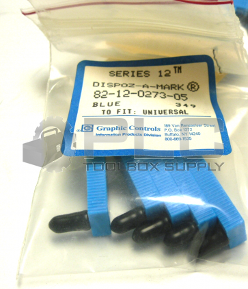 NEW GRAPHIC CONTROLS 82-12-0273-05 DISPOZ-A-MARK SERIES 12 BLUE