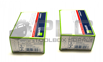 NEW LOT OF 2 LEVITON GFNT1-GY TAMPER RESISTANT OUTLET 