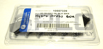 NEW PACK OF 6 GRAPHIC CONTROLS 82-39-0201-06 BLACK MARKER