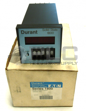NEW DURANT SOLID STATE 1800-511 COUNTER 5-DIGIT