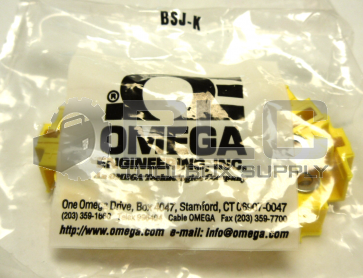NEW SEALED PACKAGE OF 6 OMEGA BSJ-K BARRIER STRIP JACKET WITH TERMINAL LUGS 