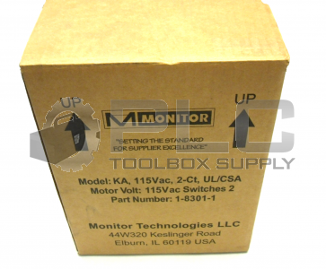 NEW MONITOR TECHNOLOGIES 1-8301-1 MONITOR BIN LEVEL MODEL KA 115VAC 2CIR 
