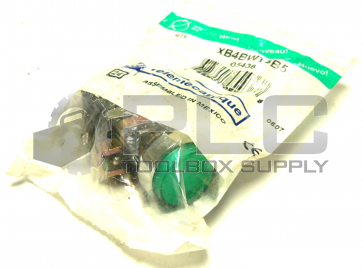 NEW SEALED TELEMECANIQUE XB4BW13B5 ILLUMINATIED LED PUSH BUTTON GREEN