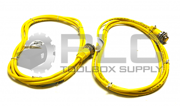 NEW LOT OF 2 BANNER PMCF-510C PANEL MOUNT CABLE 